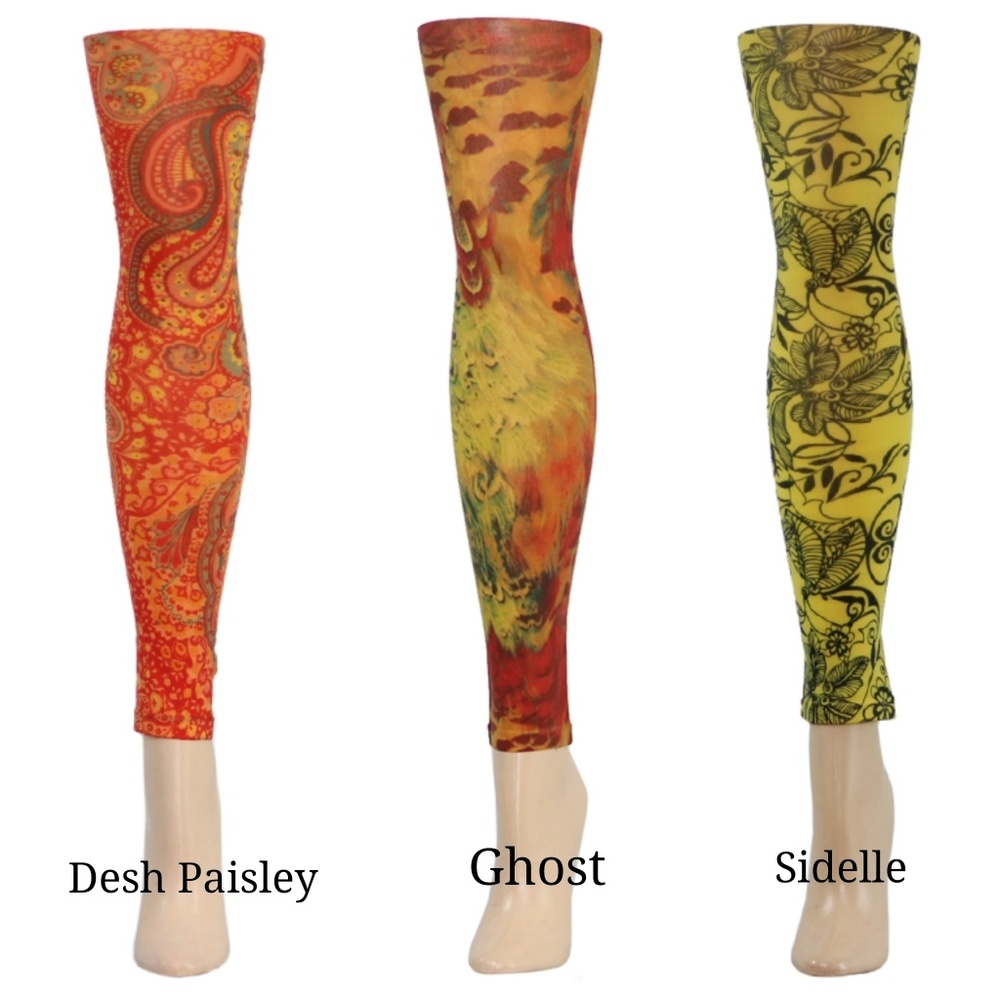 Printed legwear tights